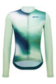 SANTINI Tricou de ciclism cu mânecă lungă de vară - OMBRA ECO SLEEK  - verde