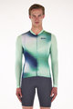 SANTINI Tricou de ciclism cu mânecă lungă de vară - OMBRA ECO SLEEK  - verde