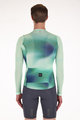 SANTINI Tricou de ciclism cu mânecă lungă de vară - OMBRA ECO SLEEK  - verde
