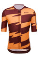 SANTINI Tricou de ciclism cu mânecă scurtă - FURIA SMART - portocaliu/bordo