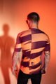 SANTINI Tricou de ciclism cu mânecă scurtă - FURIA SMART - portocaliu/bordo