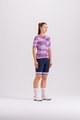 SANTINI Tricou de ciclism cu mânecă scurtă - FURIA SMART - roz/mov