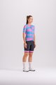 SANTINI Tricou de ciclism cu mânecă scurtă - FURIA SMART - roz/turcoaz