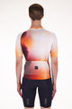 SANTINI Tricou de ciclism cu mânecă scurtă - OMBRA - alb/portocaliu