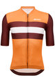 SANTINI Tricou de ciclism cu mânecă scurtă - ECO SLEEK NEW BENGAL  - portocaliu/bordo