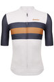 SANTINI Tricou de ciclism cu mânecă scurtă - ECO SLEEK NEW BENGAL  - alb/gri