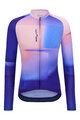 SANTINI Tricou de ciclism cu mânecă lungă de vară - LUCE - albastru