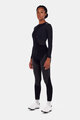 SANTINI Pantaloni de ciclism lungi cu bretele - VEGA DRY - negru