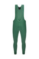 SANTINI Pantaloni de ciclism lungi cu bretele - RTR - verde deschis