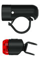 KNOG set de lumini - PLUG TWINPACK - negru