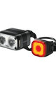 KNOG set de lumini - BLINDER ROAD 600 & MINI REAR - negru