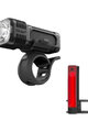 KNOG set de lumini - BLINDER PRO 400/20 - negru/roșu