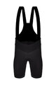 SANTINI Pantaloni scurți de ciclism cu bretele - KICK OFF - negru