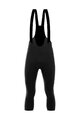 SANTINI Pantaloni de ciclism 3/4 cu bretele - KICK OFF - negru