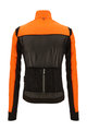 SANTINI Jachetă rezistentă la vânt de ciclism - REDUX LITE  - portocaliu/negru
