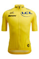 SANTINI Tricou de ciclism cu mânecă scurtă - FAN TDF LEADER - galben