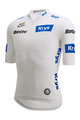 SANTINI Tricou de ciclism cu mânecă scurtă - TDF BEST YOUNG RIDER - alb