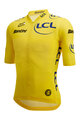 SANTINI Tricou de ciclism cu mânecă scurtă - TDF LEADER - galben