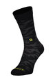SCOTT Șosete clasice de ciclism - TRAIL CAMO CREW - negru/galben
