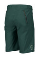 SCOTT Pantaloni scurți de ciclism fără bretele - ENDURANCE LS/FIT W/PAD - verde