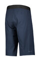 SCOTT Pantaloni scurți de ciclism fără bretele - VERTIC W/PAD - albastru