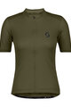 SCOTT Tricou de ciclism cu mânecă scurtă - ENDURANCE 10 S/SL W - verde