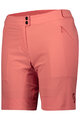 SCOTT Pantaloni scurți de ciclism fără bretele - ENDURANCE LS/FIT W/PAD W - roșu