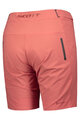 SCOTT Pantaloni scurți de ciclism fără bretele - ENDURANCE LS/FIT W/PAD W - roșu