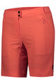 SCOTT Pantaloni scurți de ciclism fără bretele - ENDURANCE LS/FIT W/PAD W - roșu
