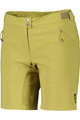 SCOTT Pantaloni scurți de ciclism fără bretele - ENDURANCE LS/FIT W/PAD W - verde deschis