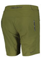 SCOTT Pantaloni scurți de ciclism fără bretele - ENDURANCE LS/FIT W/PAD - verde