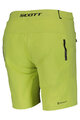 SCOTT Pantaloni scurți de ciclism fără bretele - ENDURANCE LS/FIT W/PAD W - galben
