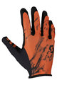 SCOTT Mănuși cu degete lungi de ciclism - TRACTION - portocaliu/negru