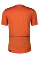 SCOTT Tricou de ciclism cu mânecă scurtă - GRAVEL 20 - portocaliu
