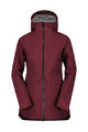 SCOTT jachetă impermeabilă - TECH COAT 3L W - roșu
