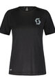 SCOTT Tricou de ciclism cu mânecă scurtă - TRAIL VERTIC W - negru
