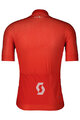 SCOTT Tricou de ciclism cu mânecă scurtă - PRO - roșu