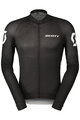 SCOTT Tricou de ciclism cu mânecă lungă de vară - PRO - negru
