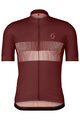 SCOTT Tricou de ciclism cu mânecă scurtă - TEAM 10 - bordo