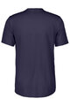 SCOTT Tricou de ciclism cu mânecă scurtă - TRAIL FLOW ZIP SS - albastru