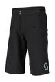 SCOTT Pantaloni scurți de ciclism fără bretele - TRAIL VERTIC PRO W/PAD - negru