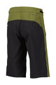 SCOTT Pantaloni scurți de ciclism fără bretele - TRAIL VERTIC PRO W/PAD - verde/negru