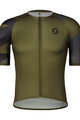 SCOTT Tricou de ciclism cu mânecă scurtă - PREMIUM CLIMBER - verde