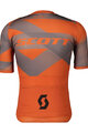 SCOTT Tricou de ciclism cu mânecă scurtă - PREMIUM CLIMBER - portocaliu