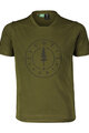 SCOTT Tricou de ciclism cu mânecă scurtă - TRAIL FLOW 10 DRI SS JR - verde