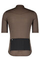 SCOTT Tricou de ciclism cu mânecă scurtă - GRAVEL MERINO - maro