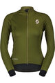 SCOTT Jachetă rezistentă la vânt de ciclism - RC PRO WARM GTX WS W - verde/roz