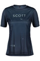SCOTT Tricou de ciclism cu mânecă scurtă - TRAIL FLOW SS W - albastru/verde