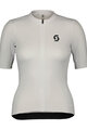 SCOTT Tricou de ciclism cu mânecă scurtă - CONTESSA - alb