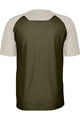 SCOTT Tricou de ciclism cu mânecă scurtă - DEFINED MERINO SS - fildeş/verde